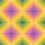 Design seamless colorful diamond geometric pattern. Abstract textured background. Vector art