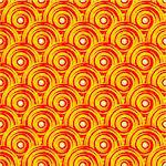 Design seamless colorful swirl pattern. Bright geometric oval diagonal background. Vector art