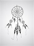 Vector Dream Catcher Mascot,can be used for  tattoo