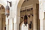 Details of Grand Sultan Qaboos Mosque in Muscat, Oman