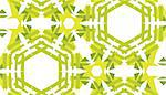 Background of green hexagons in seamless pattern