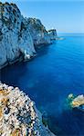 Rocky south cape of Lefkas island and lighthouse (Greece, Ionian Sea)