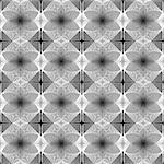 Design seamless monochrome diamond geometric pattern. Abstract diagonal lattice grid background. Vector art