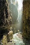 An image of the Partnachklamm at Garmisch-Partenkirchen in Bavaria Germany