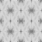 Design seamless monochrome pattern. Abstract decorative lines textured background. Vector art