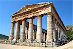 Ancient temple of Segesta in the valley - Trapani, Sicily