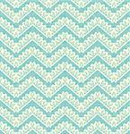 Lace seamless pattern with chevron on blue background. Lace zigzag