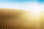 Sand dunes on the beach in Maspalomas. Sunny.