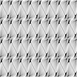 Design seamless striped decorative geometric pattern. Abstract monochrome curving lines background. Speckled texture. Vector art