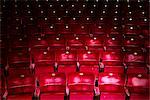 Seats in theatre, Stockholm, Sweden