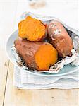 Baked sweet potatoes