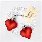 Heart-shaped Christmas dcorations