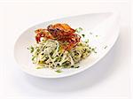Thai-style vermicelli salad with fried crab