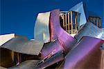 Hotel Marques de Riscal Bodega, futuristic design by architect Frank O Gehry, at Elciego in Rioja-Alavesa area of Spain