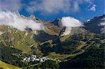 Low cloud in the mountains, National Park in the Pyrenees, Parc National des Pyrenees Occident, France