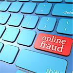 Online fraud keyboard