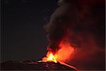 Photo of Etna volcano eruption, Sicily, 2013