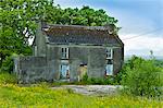 Derelict house with development potential at Rosmuck in the Gaeltecht area of Connemara, County Galway, Ireland