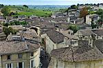 Rooftops of St Emilion in the Bordeaux region of France