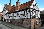 The 13th century half-timbered Red Lion public house, Merchant Place, York, Yorkshire, England, United Kingdom, Europe