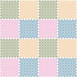 Seamless colorful pattern made of ornamental squares