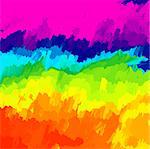 Oil Painted Canvas Background with vivid colors