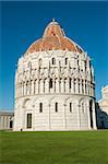 The Baptistery of the Cathedral in Pisa, Italy