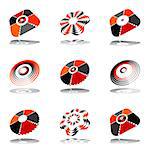 Design elements set. Abstract icons. Vector art.