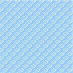 Seamless blue wallpaper diagonal texture. Vector art.
