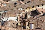 Views of buildings and rooftops of the old village in Italy