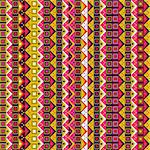 Abstract Geometric Seamless Pattern. Yellow, Pink and Purple Triangles and Squares Background