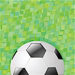 colorful illustration with football background for your design