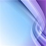Blue purple abstract background with light lines and shadows.
