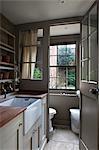 Basement utility room, Whitechapel, London