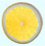 Slice Of Orange On White Background