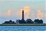 Fluegger Watt Lighthouse, Summer, Baltic Sea, Baltic Island of Fehmarn, Schleswig-Holstein, Germany