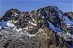 mountain landscape in the Carpathian Mountains, Romania. The Negoiu Peak 2535 m.