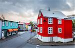 A street in central part of Reykjavik, Iceland