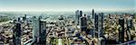 Panoramic view of Frankfurt am Main city, Germany