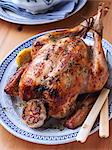 Whole roast chicken