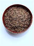 A bowl of caraway seeds