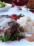 Peppered fillet steak with celeriac puree Marco Pierre White recipe