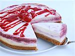 Raspberry cheesecake