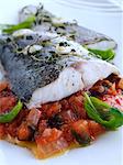 Sea bass fillet