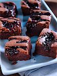 Brownies with jam