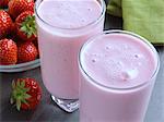 Fat free strawberry smoothie