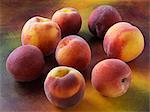 Fresh ripe peaches