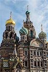 Church of the Saviour on Spilled Blood, UNESCO  World Heritage Site, St. Petersburg, Russia, Europe