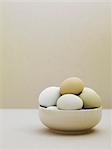 Ducks' eggs in a bowl