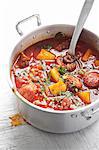 Octopus and chorizo stew